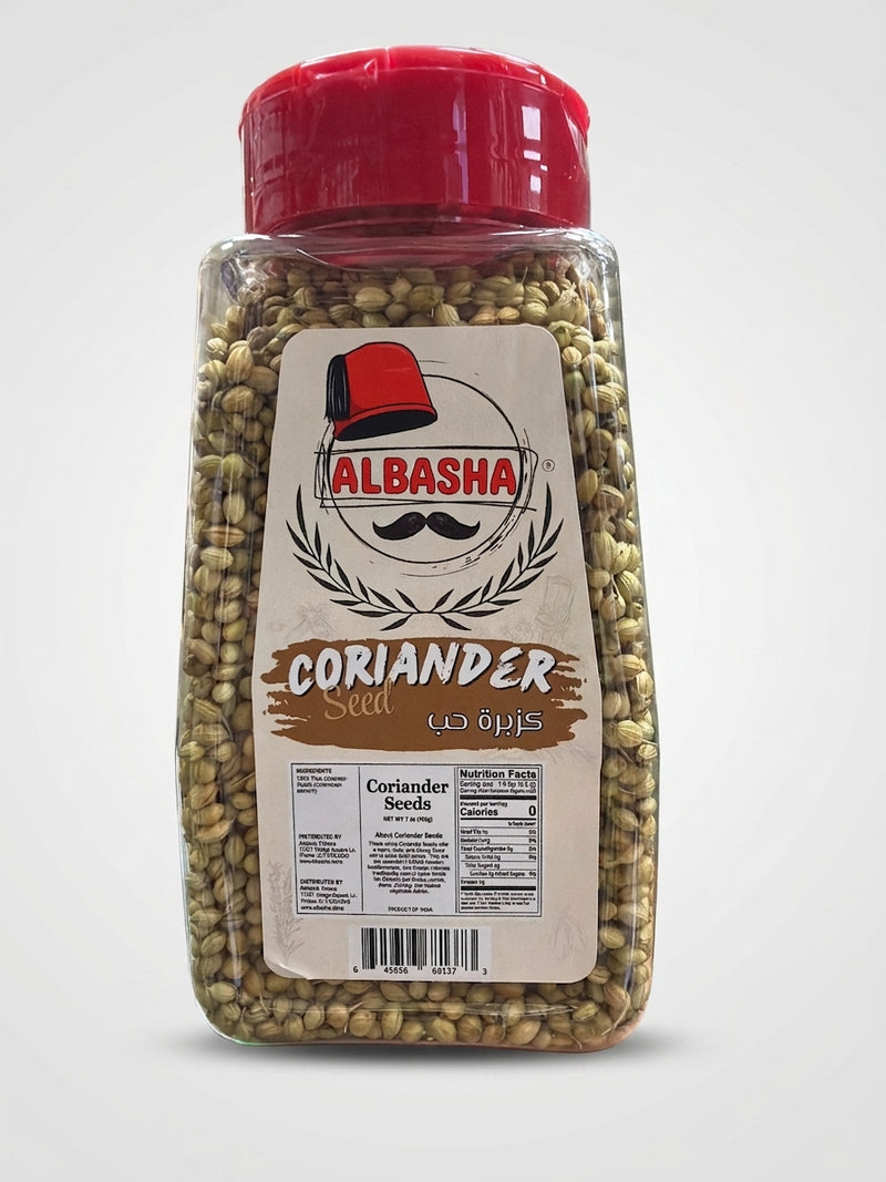 AlBasha Coriander Seeds 16 oz - Whole Indian Spice for Cooking