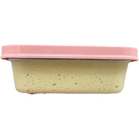 Close-up of Cortas halva w roos 1lb, highlighting the unique sweet halva with rose flavor, perfect for sharing or gifting.