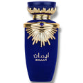 Close-up of Latafa Emaan fragrance highlighting the intricate details and captivating scent.