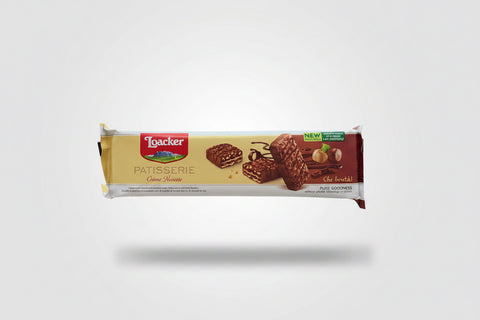 Loacker Patisserie Crème Noisette 100g - Hazelnut Wafer Biscuits
