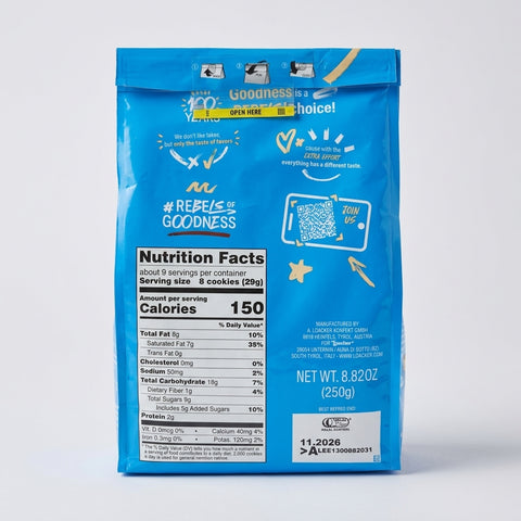 Loacker Quadratini Vanilla Wafer Cookies 8.82 oz - 100 Years Anniversary