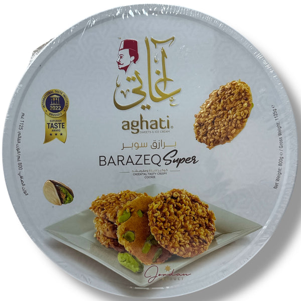 Aghati barazeq super - Mediterranean, authentic sesame cookies featured by ALBASHA Store.