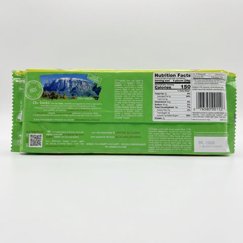 Loacker Wafer for Ice Cream Lemon 125g - Sicilian Lemon Gelato Wafers
