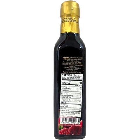Sera pomegranate molasses 250ml display, showcasing the authentic flavor and versatility for gourmet recipes.