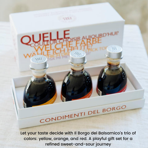 Il Borgo Del Balsamico, Aged Balsamic Vinegar Gift Set (3x100ml)