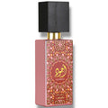 Elegant presentation of Latafa Ajwad Pink to Pink with a focus on its delicate floral notes, emphasizing its pink floral fragrance.