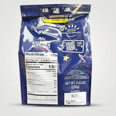 Loacker Quadratini Chocolate Wafer Cookies 8.82oz - 100 Years Anniversary