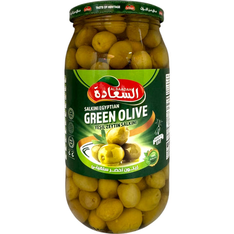 Alsaadah green olives - best green olives selection for gourmet cooking.