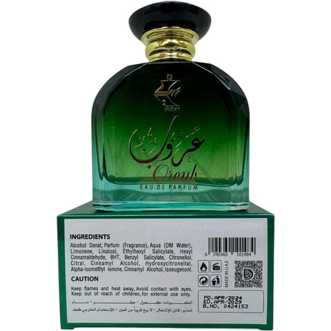 PERFUME MUSKY OROUB by Lattafa, capturing the essence of a long lasting musky fragrance in an exquisite presentation.