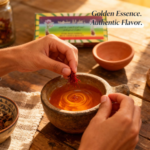 Close-up of High Quality Saffron 1G Iranian Spice highlighting its rich texture and premium saffron aroma for gourmet cooking.