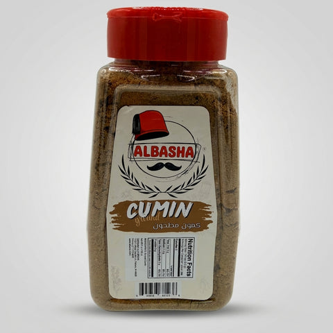 AlBasha Ground Cumin 12 oz - Premium Middle Eastern Spice