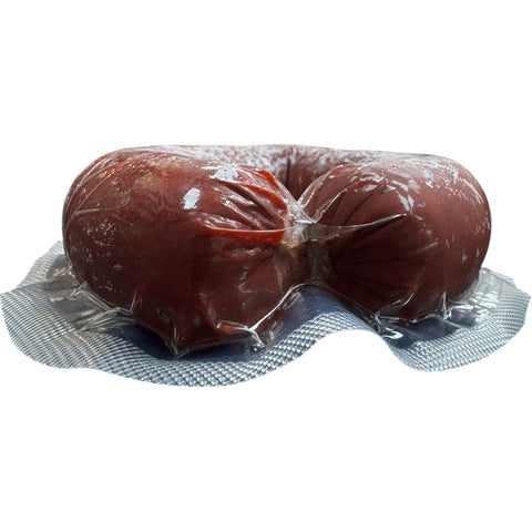 Nazar egeturk afyon doyum suck 1lb displayed on a wooden table highlighting its texture and quality.