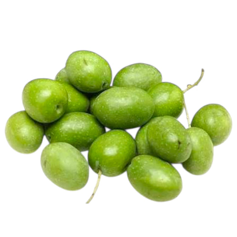 Fresh green olives, per lb