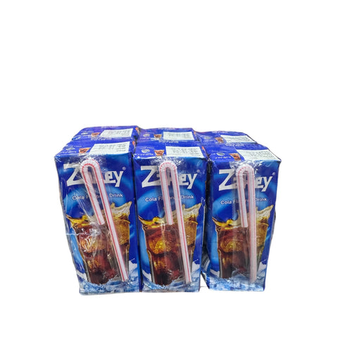 Zaki COLA Flavored Drink - 6 Pack, Refreshing Citrus Taste