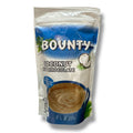 Bounty hot chocolate package featuring rich chocolate and coconut flavors from ALBASHA Store.
