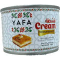 Delicious Yafa Ashta dessert served on a traditional platter from ALBASHA Store.