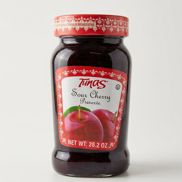 Tunas Sour Cherry Preserve 28.2 oz - Premium Turkish Fruit Spread