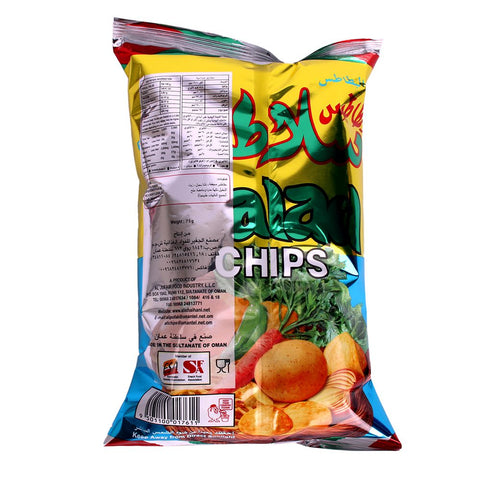 Salad Chips Big 75g packaging showcasing crispy salad chips snacks perfect for on-the-go snacking.
