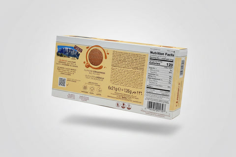 Loacker Tortina Caramel 126g - Italian Crispy Wafer Cookies