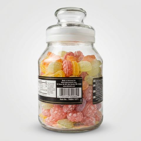 Cambridge & Thames Assorted Fruit Candies 34oz - Gourmet Hard Candy Jar