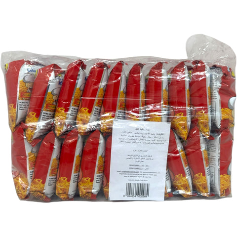Packaging of Sopa mie w pepper Jordanian snack, highlighting this authentic jordanian noodle snack from ALBASHA Store.