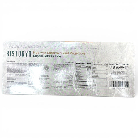 Pide with Kashkaval and Vegetable (375g) by bisorya