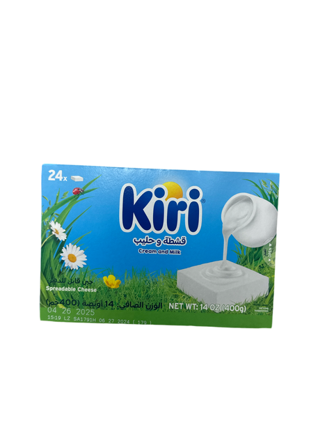 Kiri cheese, cream, and milk
