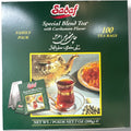 Sadaf special blend tea packaging showcasing premium quality special blend tea from ALBASHA Store.