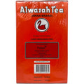 A steaming cup of Alwazah black loose tea with cardamom tea served with spices.