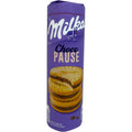 Milka Choco Biscuit Pause 260g package containing rich chocolate biscuits and creamy filling, perfect for a delightful snack.