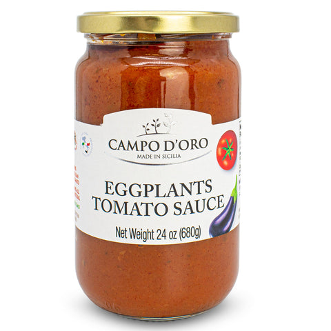 Campo D'Oro,  Tomato with Eggplants Sauce 24 oz