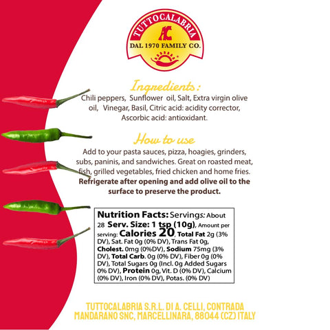 TuttoCalabria Calabrian hot Chili Pepper Pate – 8 oz (227g)