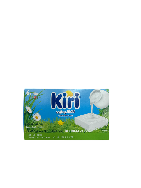 Kiri cheese, cream, and milk