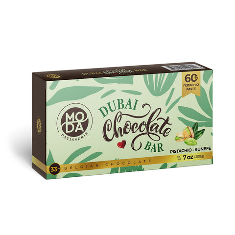Moda Dubai Chocolate Bar 7oz (200G)