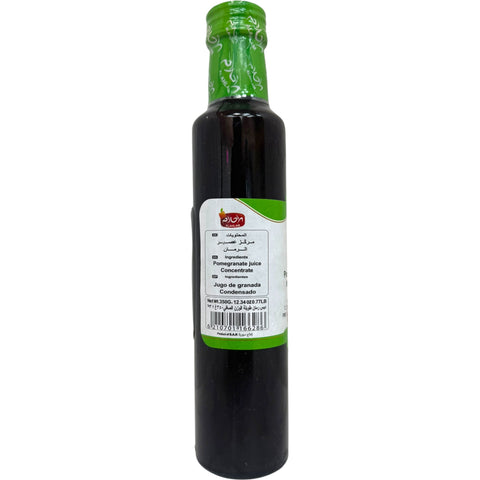 Al ahlam pomegranate molasses 350g - Product packaging view highlighting the 350g size and premium quality from ALBASHA Store.
