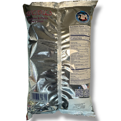 Close-up of Mr.chips Crocodile highlighting the crispy texture and delicious flavor of the snack.