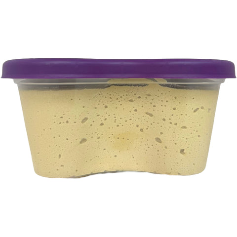Four season plain halva 800 g displayed on a wooden table, highlighting its freshness and quality - plain halva 800g.