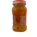 Tunas orange jam 800g spread on toast, perfect for breakfast or snacks.