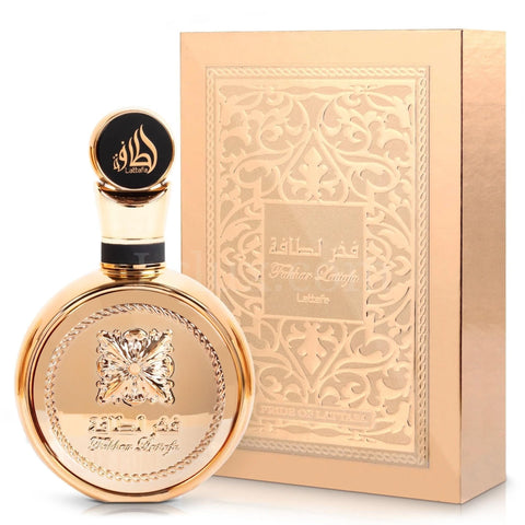 Fakhar Extrait Gold - A luxurious long lasting perfume by Lattafa that embodies elegance.