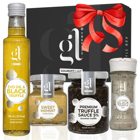 GL Truffle Gourmet, Truffle Box "Selection" With Recipes Book Gift Set