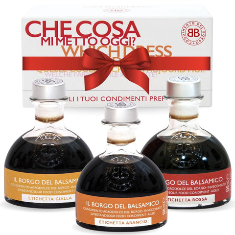 Il Borgo Del Balsamico, Aged Balsamic Vinegar Gift Set (3x100ml)