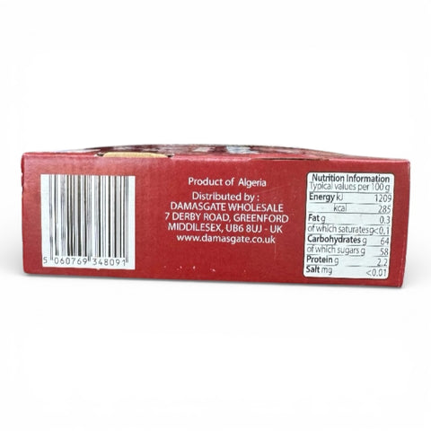 ALBASHA Algerian Dates Diglet Noor 900g displayed in a bowl, highlighting their ideal natural sweetness for healthy snacking.