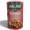 HALABI KERNELS MIX CANS 400G product image showcasing a variety of premium nuts and seeds harvested for quality.