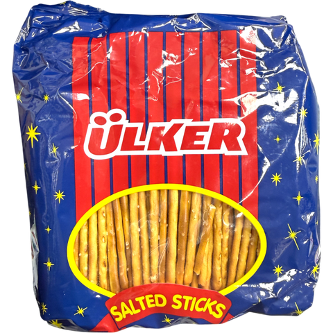 Delicious Ulker salted sticks, a savory snack perfect for any occasion.