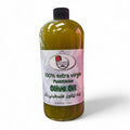 1 Ltr Palestinian Olive Oil - Premium Extra Virgin, featuring rich fruity flavor and heart-healthy benefits, ideal for culinary use.
