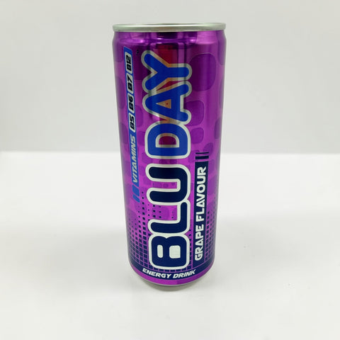 Blu Day Grape Flavor Energy Drink