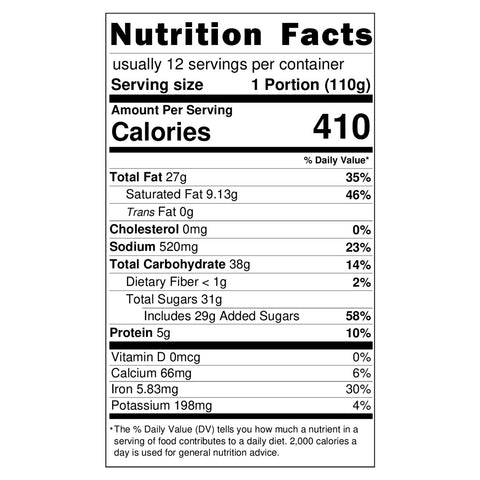 Moda Cake, Oreo, Pre-Sliced (9"), 12pcs x 110g = 2.9lbs (1320g)