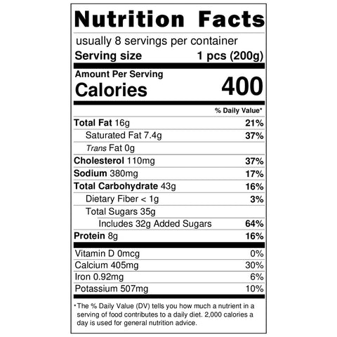 Moda Milky Cake, Rose, Party Pack, 3.5lbs (1580g)