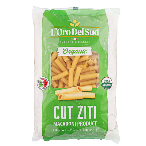 L'Oro Del Sud, Organic Cut Ziti Pasta 20 Pack x 1 lb