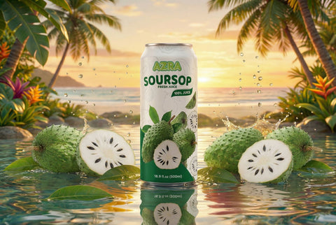 Delicious AZRA 100% organic juices in 500ml cans, showcasing the appeal of zero sugar beverages for health-focused consumers.